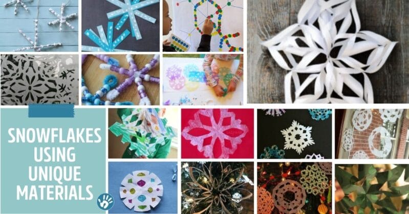 30+ Easy Snowflake Crafts Kids Will Love to Make - HOAWG